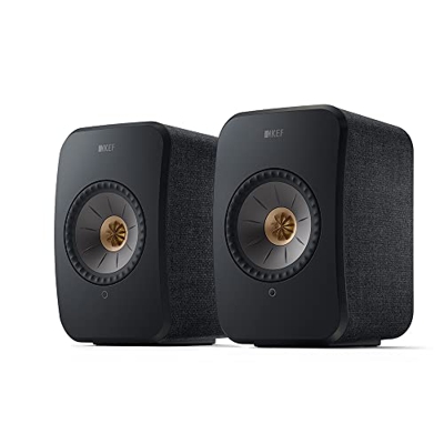 KEF LSX II - Altavoces inalámbricos, Negro | PC | TV | Monitor | Bluetooth