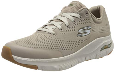Skechers ARCH FIT, Sneaker para Hombre, Taupe Textile/Synthetic/Trim, 42 EU