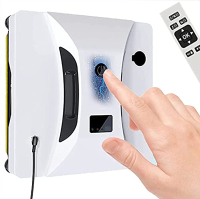 JIADUOFU Robot Limpiador Ventanas, Robot Limpiador Ventanas Inteligente, Hogar Robótica Limpieza Vidrio, para Azulejos, Pisos, Espejos, Puertas De Mad