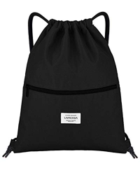 LIVACASA Mochila de Cuerdas Mujer Hombre Bolsas de Cuerdas Bolso Mujer Casual A Prueba de Agua Impermeable Bolsillo Exterior Extra Ajustable Correas d características