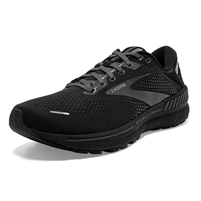 Brooks Adrenaline GTS 22, Zapatillas para Correr Hombre, Black/Black/Ebony, 42 EU