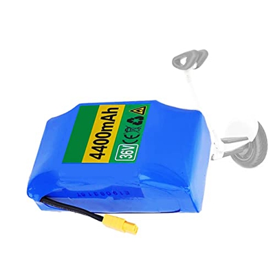 WILLQ Paquete de batería de Litio 36V 4400mAh batería de Bicicleta eléctrica Paquete de batería Iones de Litio con Enchufe XT60 para Motor de Potencia