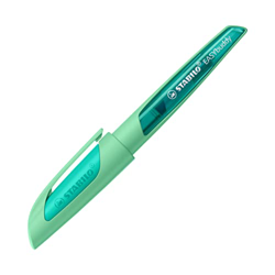 Pluma estilográfica ergonómica para niños - STABILO EASYbuddy en verde menta - Punta estándar - Cartucho azul incluido precio