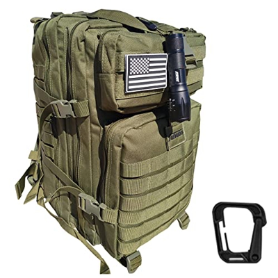 Jahubo Mochila Crossfit ,Táctica Militar 45l-50l, Mochila de Viaje, Macuto de Senderismo Impermeable, Mochila de Asalto Militar, Acampada y Deportes a