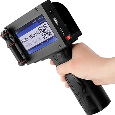 Impresora Mano Impresora código inyección de Tinta de Alta definición portátil Pantalla táctil LED Código Lote Número Fecha Logotipo Etiqueta Fecha de