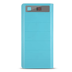 GOTOTOP 18650 Power Bank Kit, 20000mAh 8 X Batería Portátil Shell Dual USB, Type-C, Micro USB Port(Azul) en oferta