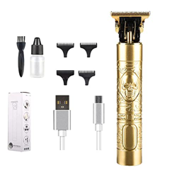 Clipper Retro Del Pelo, Clippers De Cabello Inalámbricos Trimmer De Barba Para Hombres, Trimmers Profesionales De La Cuchilla T Con 4 Guías De Peine,  precio