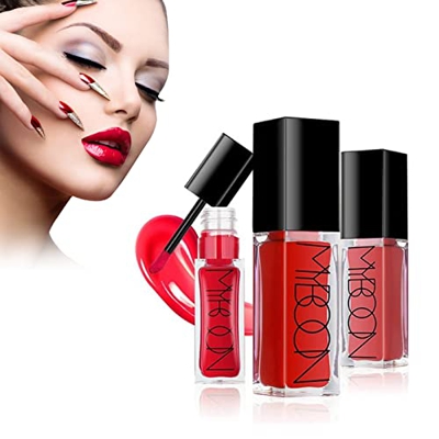 Lápiz labial Myboon a prueba de agua, Esmalte de labios mate Myboon, Barra de labios de textura crema a prueba de agua,Lápiz labial líquido mate aterc