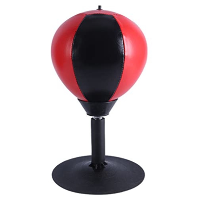 Saco De Boxeo De Sobremesa Bola De Boxeo Vertical para Aliviar El Estrés con Soporte Bola De Boxeo para Niños Padre Niños Oficina Compañero De Trabajo