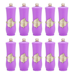 Chapstick Containers,Lipstick Containers Royal Style DIY Lipstick Empty Container Self-made Lipstick Mold Bálsamo para labios Tubos (Edición : #4 Purp características