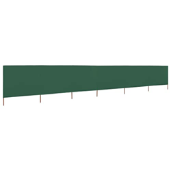 Hogar y jardín,Césped y jardín,Vida al aire libre,Sombrillas y sombrillas al aire libre,Tela de pantalla de viento de 6 paneles 800x80 cm Verde precio