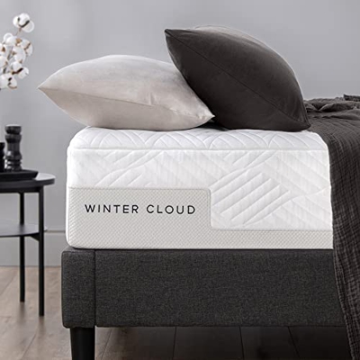 ZINUS Colchón de espuma viscoelástica Winter Cloud | Adaptable de 7 zonas | 150 x 190 cm | Altura de 30 cm | OEKO-TEX