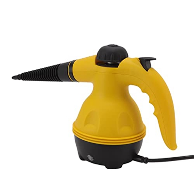 Pssopp Limpiador de Eléctrico, Herramienta de Limpieza de Portátil de Alta Temperatura Amarillo Negro para Eliminación de Manchas
