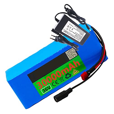36V 30Ah 10S3P Paquete de baterías de Litio para Bicicleta eléctrica ebike Scooter Silla de Ruedas Cropper con BMS (Sistema de gestión de la batería) 