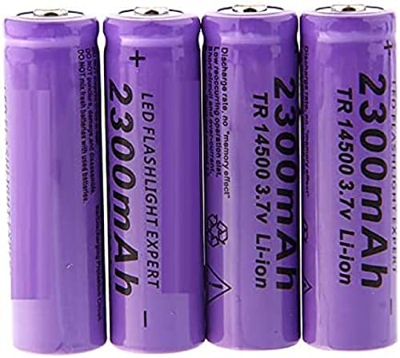 3.7v 2300mah 14500 Li Ion Oplaadbare Batterij, Gebruikt Voor Zaklamp Power Bank Microfoons Radio Koplamp Led Licht Camera 4 Stuks,4 Stuks