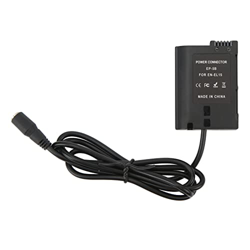 Gaeirt Acoplador de CC Batería Ficticia, 4,0x1,7 Amplificador de Alta Potencia Acoplador de Adaptador de Alimentación de Cámara Ca 100-240V Protección en oferta