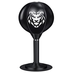 Saco De Boxeo De Sobremesa Bola De Boxeo Vertical Antiestrés Se Adhiere Al Escritorio para Trabajadores De Oficina Adultos Y Niños (Color : Black, S : precio