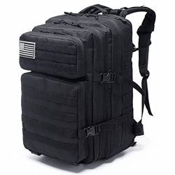 Lawaia Mochila Táctica Impermeable 45L Gran Capacidad Nylon 900D Mochila Molle Asalto Pack Múltiples Bolsillos para Senderismo Acampada, Pescar, Caza, características
