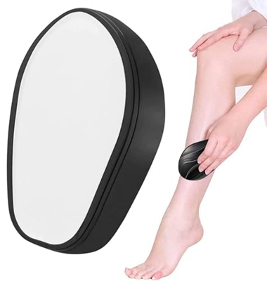 Borrador de Depilación, Crystal Hair Eraser, Depiladora Indolora Mujer, Piedra Depilatoria, Cristal Hair Remover Reutilizable, Herramienta de Depilaci