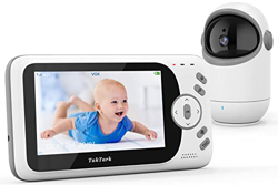 TakTark Camara Vigilancia Bebe, 4.3'' Vigilabebes con Camara Inalámbrico Bebe Monitor con Giratorio Control Remoto de la Cámara, con Visión Nocturna,  características