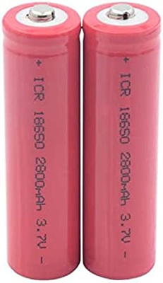 3.7 V 2800 Mah Icr 18650 Li Ion Batterij, Oplaadbare Voor Reserve Batterijen Intercom Zaklamp Power Bank Led Kleine Apparaten Power Tool 2 Stuks,2 Stu