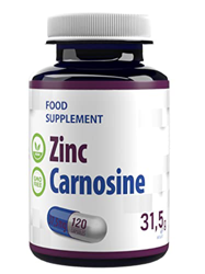 Zinc L-Carnosina 120 Cápsulas Veganas, Probado en Laboratorio, suplemento de alta resistencia, sin gluten sin OGM precio