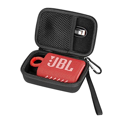 Prodrocam - Funda rígida para altavoz JBL GO 3 (forro negro)