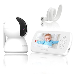 Vigilabebes con Camara,Vigilabebés Pantalla,VigilabebéS con CáMara LCD de 4.3'' Cámara Pantalla de Monitor De Bebé Conversación bidireccional,VOX, Mod en oferta