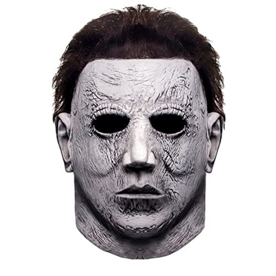 molezu Michael Myers - Máscara para disfraz de cosplay (látex), color gris