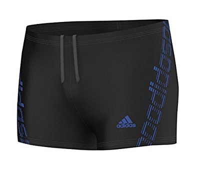 adidas Lin Bx - Bañador para Hombre, Color Negro/Azul, Talla 5