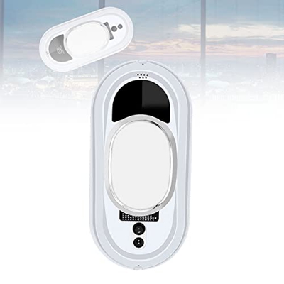 IHUMER Robot Limpiador De Ventanas con Control Remoto, Robot Limpiador De Ventanas Eléctrico 5600 Pa, Sistema De Seguridad, Detección Inteligente De B