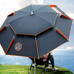 WWMM Sombrilla Playa Grande Antiviento, Sombrillas Terraza Protección UV50+, Sombrilla Jardin Exterior, a Prueba De Viento, Portátil, con Bolsa De Tra en oferta