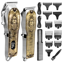 Máquina Cortar Pelo, Cortapelos Hombre Profesional, Maquina Cortar Pelo Inalámbrico Corte Pelo, Recortadora Eléctrica Maquina de Afeitar, LCD Pantalla características