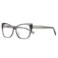 SUNGAIT Marco de Mariposa Gafas para Mujer Gafas Anti-azules Estilo Ojo de Gato(Gris Transparente) características