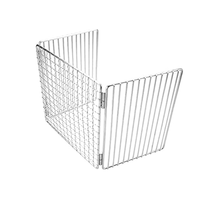 TVACHI Parrilla de barbacoa de acero inoxidable Suministros de cocina Estante plegable para parrilla de barbacoa con bolsa de almacenamiento, accesori