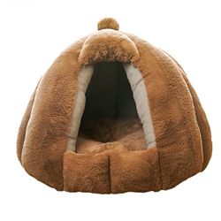 VOODUE Casa Gatos Interior,Caseta para Perros, Conejos,Cama para Perro con Colchón Extraíble,para Gatitos, Perros y Cachorros, un cálido Refugio,M en oferta
