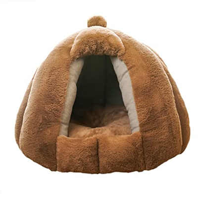 VOODUE Casa Gatos Interior,Caseta para Perros, Conejos,Cama para Perro con Colchón Extraíble,para Gatitos, Perros y Cachorros, un cálido Refugio,M