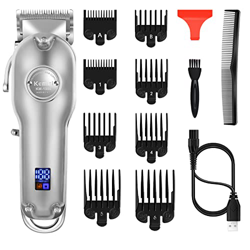 Kemei Cortapelos para hombre para corte de pelo profesional inalámbrico recortador de pelo para hombres pantalla LED precio