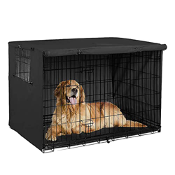 Richolyn Funda para caseta de Perro,Cubierta para caseta de Perro para jaulas de Metal para Perros | Cubierta para caseta de Perro con Protector Solar características