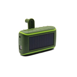 ALFLED Banco de energía Solar de 6000/8000 mah, manivela de Mano, dínamo Alimentado por USB Dual, batería Externa para Exteriores, Banco de energía de precio