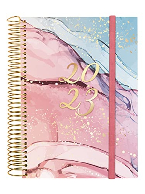 Finocam - Agenda 2023 Espiral Design Collection 1 Día Página Enero 2023 - Diciembre 2023 (12 meses) Goldy Internacional, SOBREMESA - E10-155x212 mm, 7