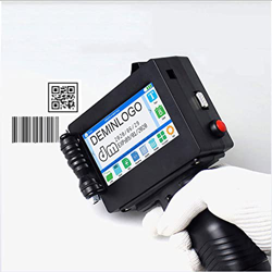 Impresora de código de inyección de Tinta portátil de Alta definición, Impresora de inyección Tinta portátil Secado rápido Pantalla táctil 4,3 Pulgada en oferta