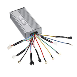 Pwshymi Conjunto de controlador sin escobillas de onda sinusoidal, sistema de conversión de bicicleta eléctrica de alta dureza 30A para motor de 1000  características