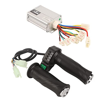 Manija del acelerador del controlador, protección contra sobrecalentamiento, kit de controlador de bicicleta eléctrica de aleación de aluminio para re