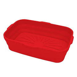 Freidora de aire reutilizable Liner Rectangular Freidora de aire Alfombrillas de silicona Accesorios de freidora de aire 4 colores a elegir para freid precio