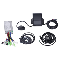Pwshymi Kit de modificación de bicicleta eléctrica, kit de controlador de bicicleta eléctrica impermeable 15A buena disipación de calor con panel S6 p características