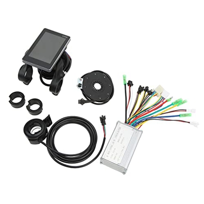 Pwshymi Kit de controlador de bicicleta eléctrica, protección térmica contra sobrecarga buena disipación de calor 15A kit de controlador multifunción 