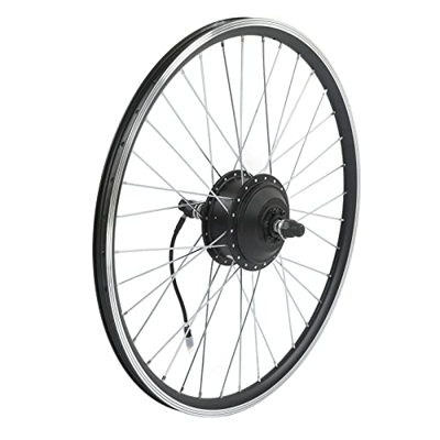 Pwshymi Kit de conversión de rueda trasera de bicicleta eléctrica, 36 V 250 W motor de cubo trasero multifunción 26 pulgadas disipación de calor cubo 