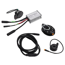 Pwshymi Kit de conversión de bicicleta, impermeable de 1 a 2 cables de disipación de calor DC 36V/48V 7A kit de conversión eléctrica de corriente nomi en oferta