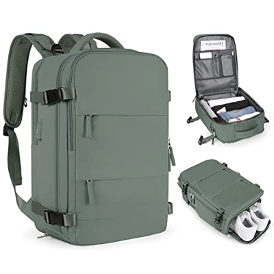 HPLQQ Mochila de viaje para mujer 40x20x25, Mochila de senderismo Mochila impermeable para hombres, Mochila escolar liviana Mochila informal Mochila p